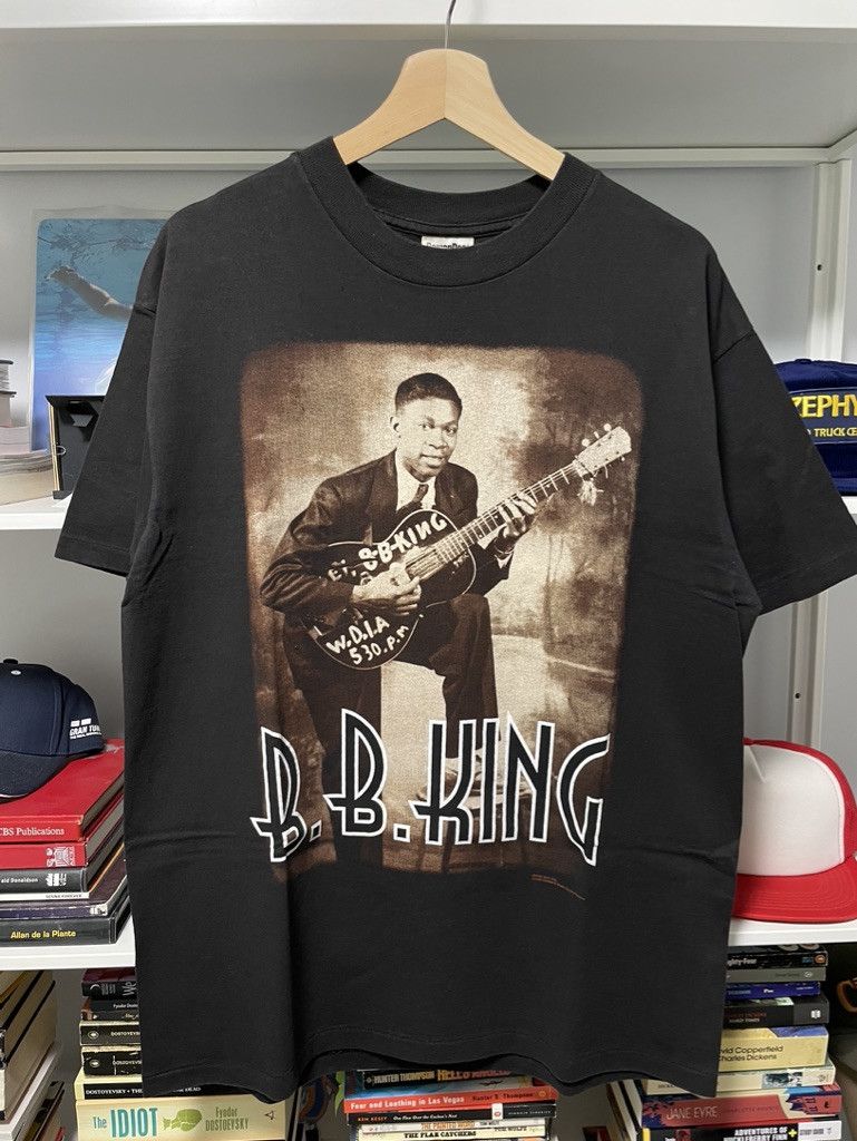 Vintage Vintage B.B. King Single Stitch T- Shirt- 1990s Size US L / EU 52-54 / 3 - 1 Thumbnail
