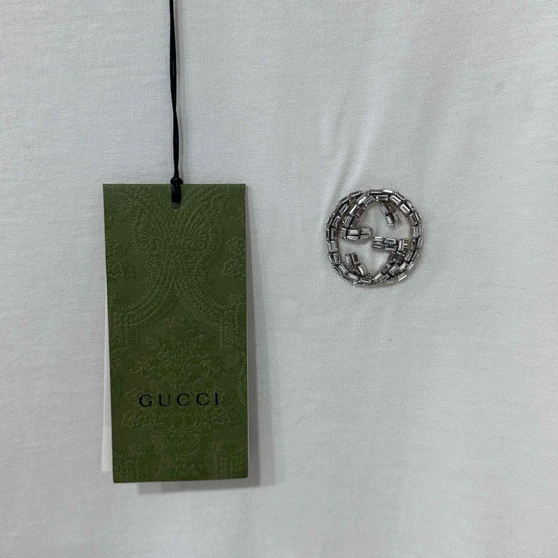 Gucci Gucci Decorated with interlocking white short sleeves Size US XL / EU 56 / 4 - 4 Thumbnail