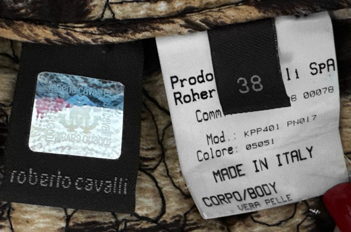 Roberto Cavalli Roberto Cavalli runway leather jacket Size XS / US 0-2 / IT 36-38 - 9 Thumbnail