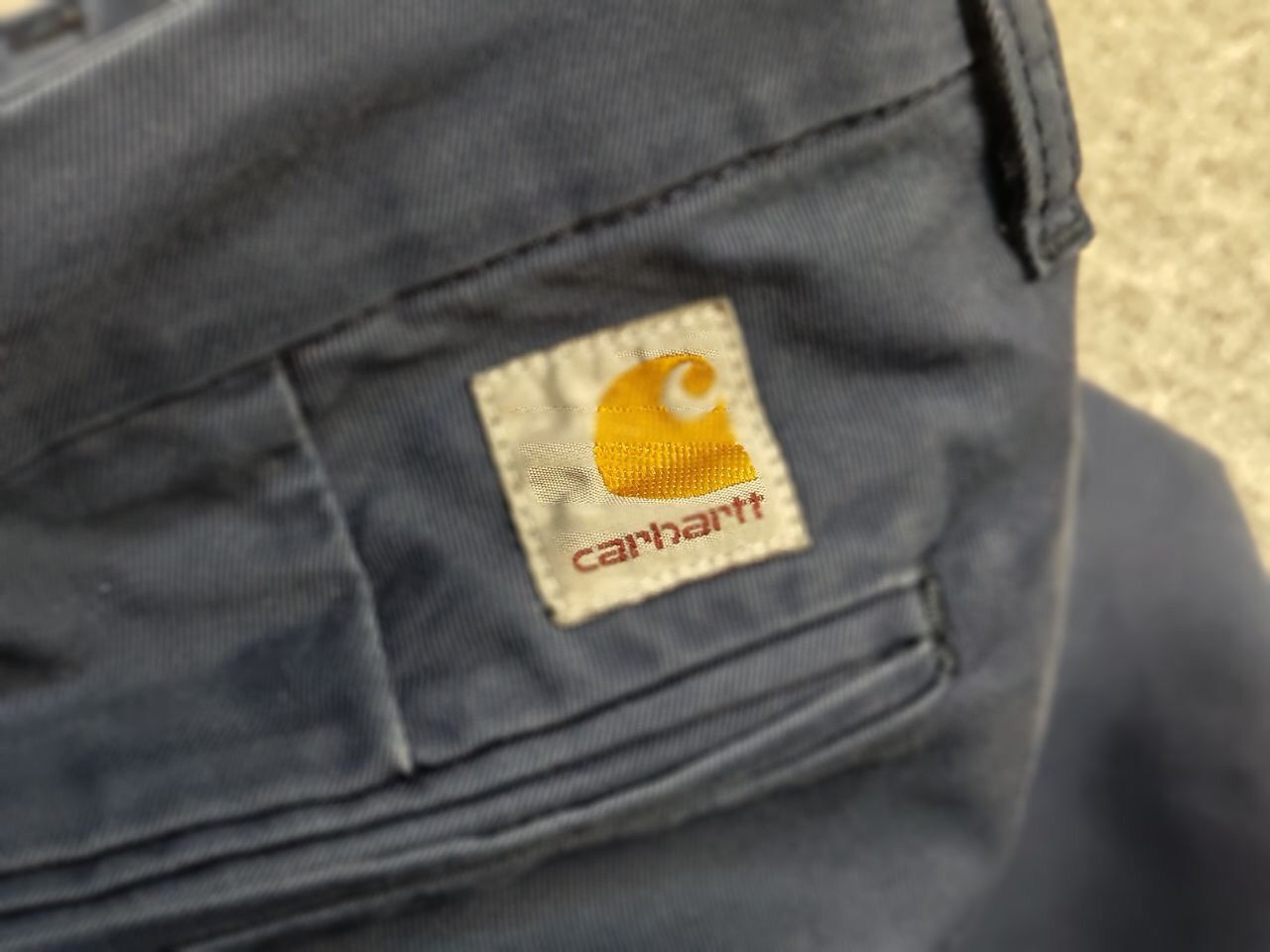 Carhartt Vintage 90's Carhartt Dark Blue Sid Trousers Pants Size US 33 - 11 Thumbnail