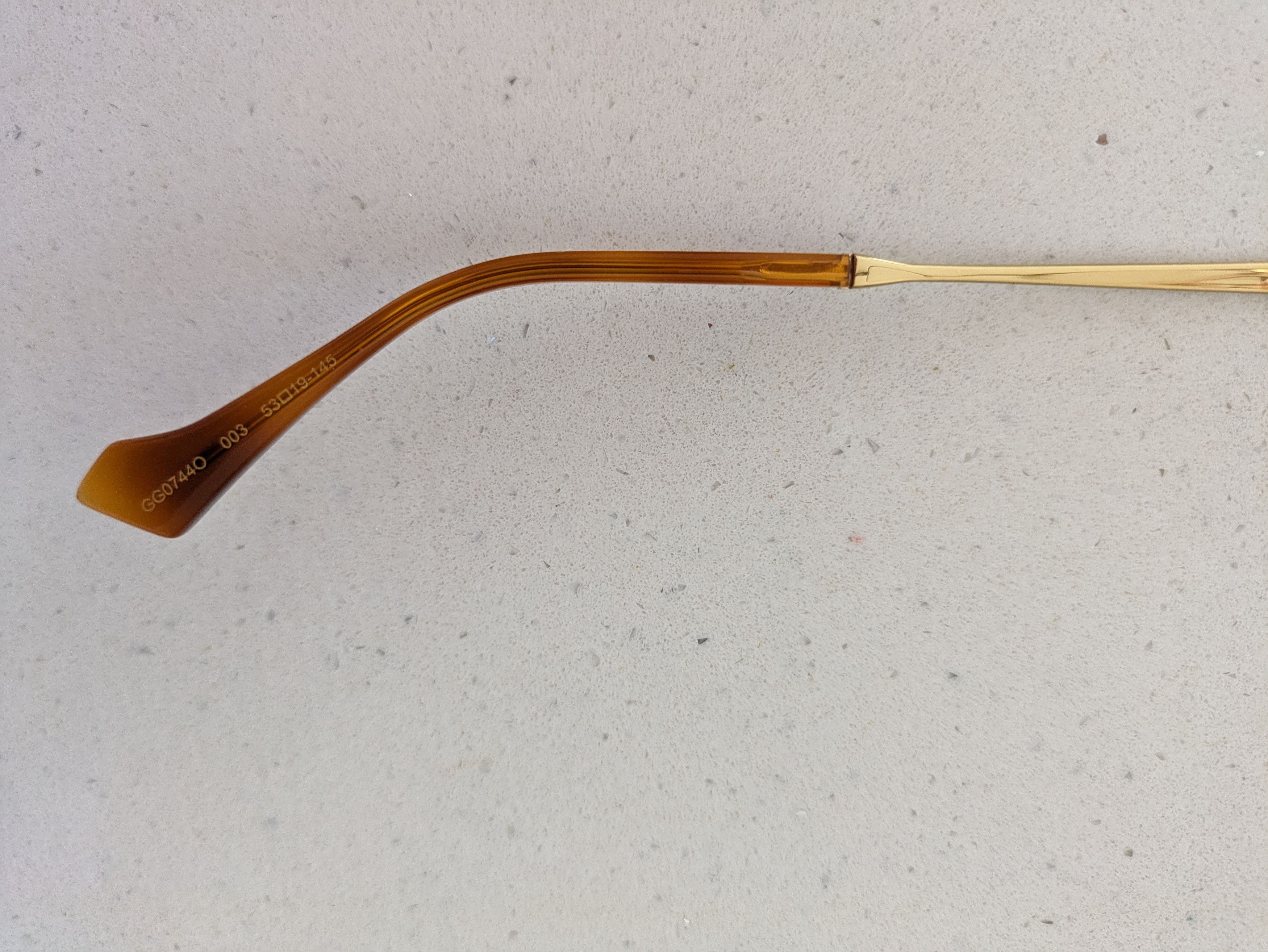 Gucci Gucci GG 0744O 003 Eyeglasses Glasses Size ONE SIZE - 6 Thumbnail