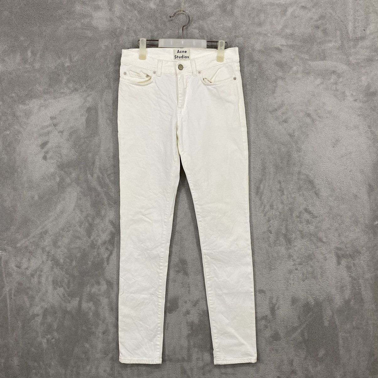 Acne Studios 🔥RARE🔥 ACNE STUDIOS WHITE DENIM JEANS Size US 28 / EU 44 - 2 Thumbnail