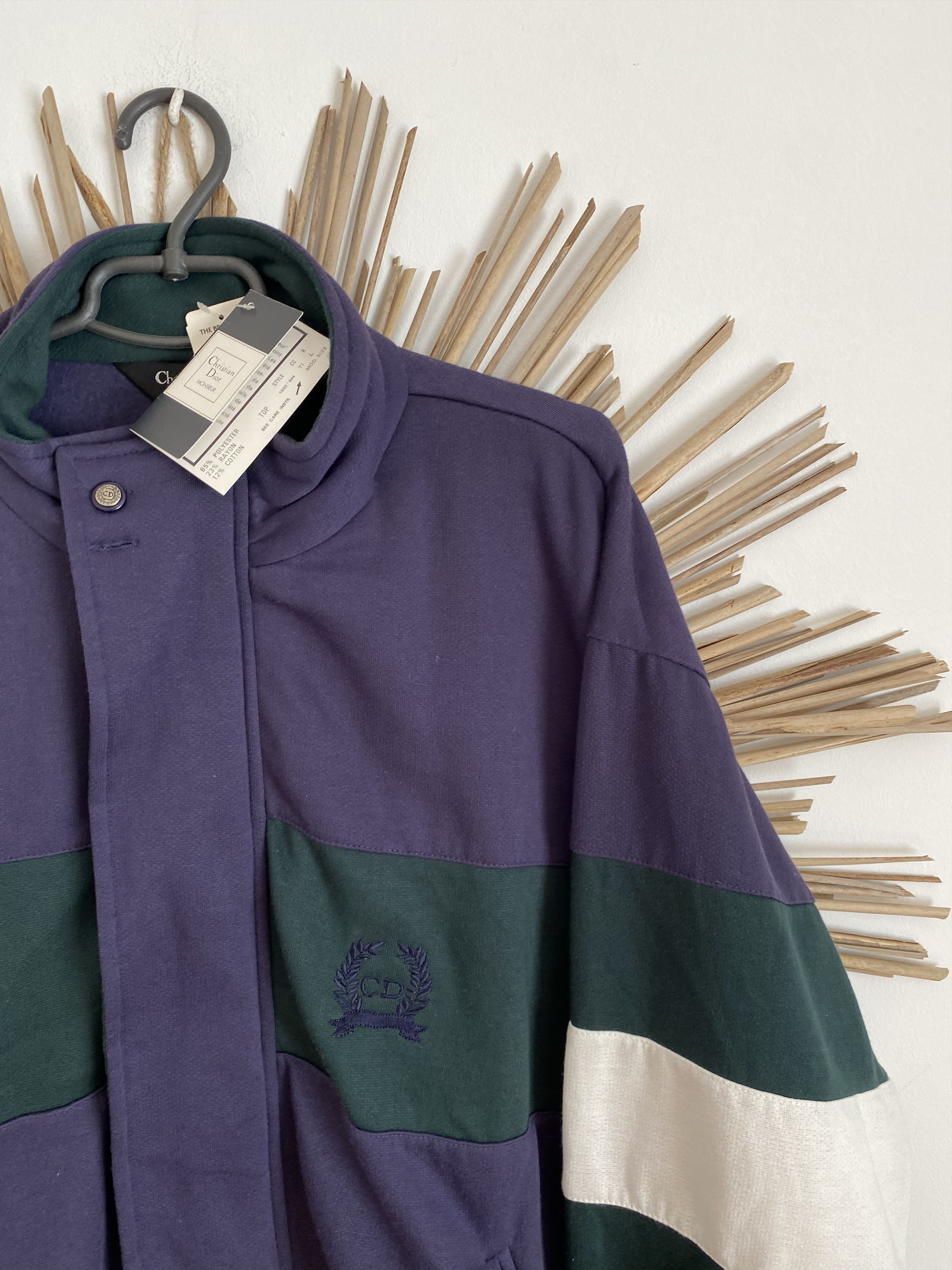 Christian Dior Monsieur Christian Dior Monsieur rare 80s vintage full zip sweater Size US L / EU 52-54 / 3 - 3 Thumbnail