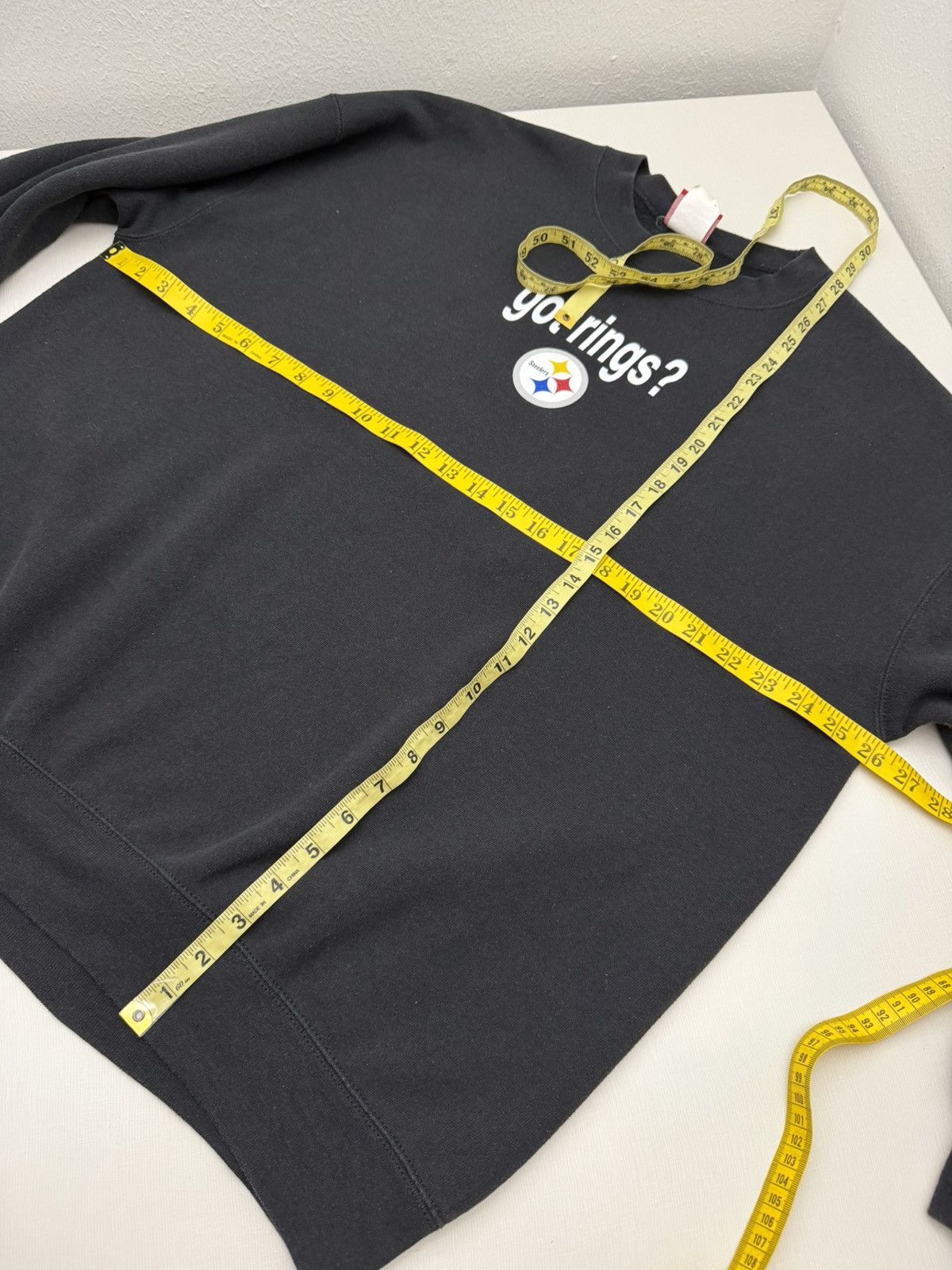 NFL Vintage 90s Pittsburgh Steelers “Got Rings? We Do!” NFL XL Size US XL / EU 56 / 4 - 6 Thumbnail