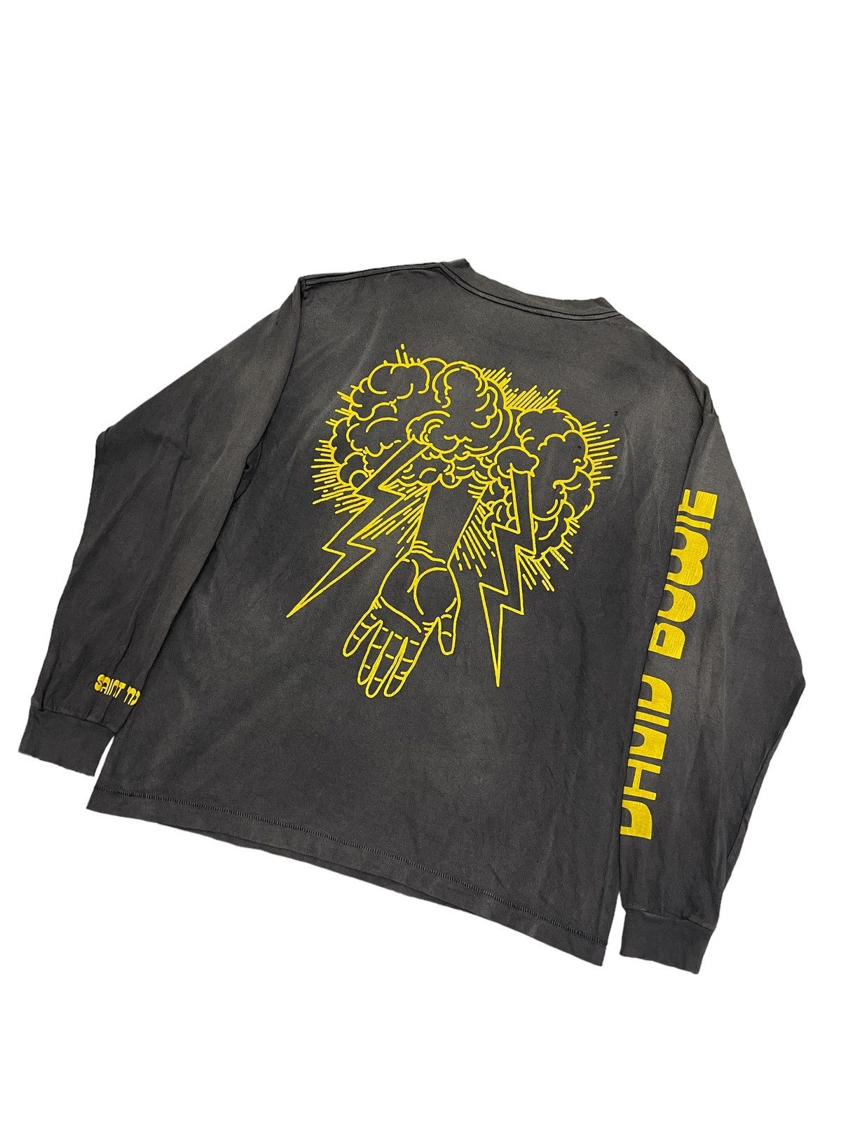 Band Tees SAINT MXXXXXX DAVID BOWIE HUNKY DORY LONGSLEEVE TEES Size US L / EU 52-54 / 3 - 11 Thumbnail