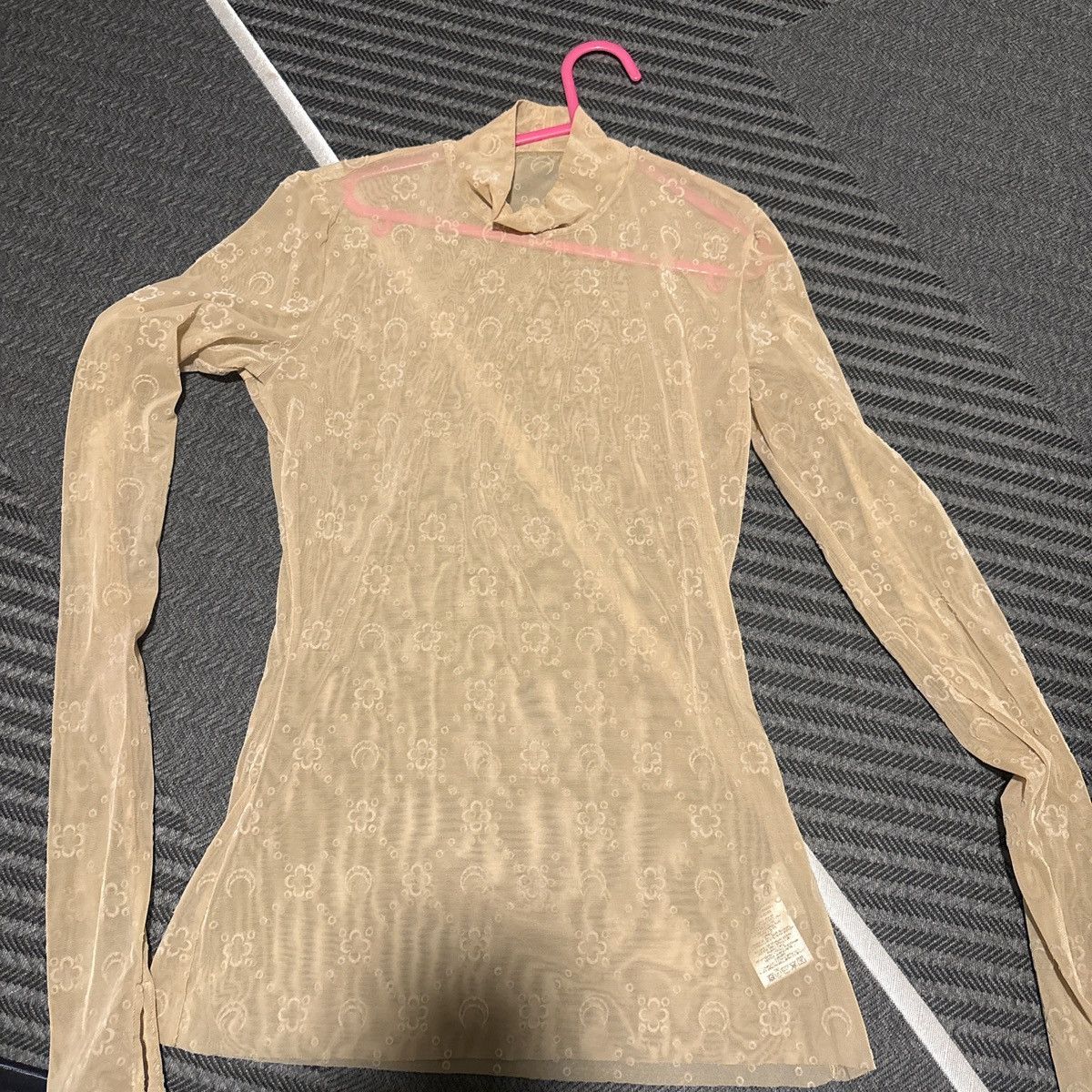 Marine Serre Tan mesh marine serre top Size XS / US 0-2 / IT 36-38 - 1 Thumbnail