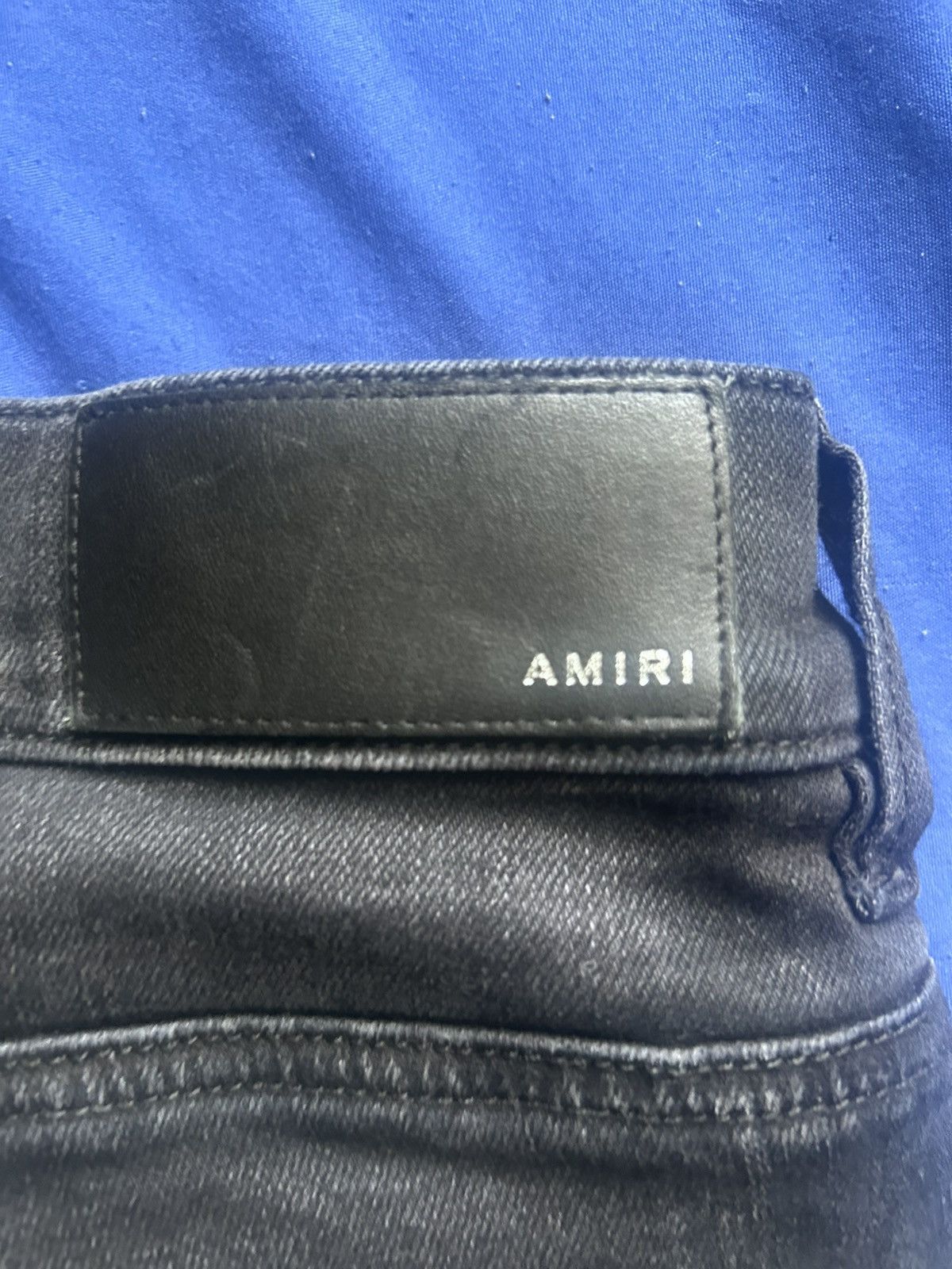 Amiri Amiri Mx1 Black White Patches Bandana Size US 32 / EU 48 - 5 Thumbnail