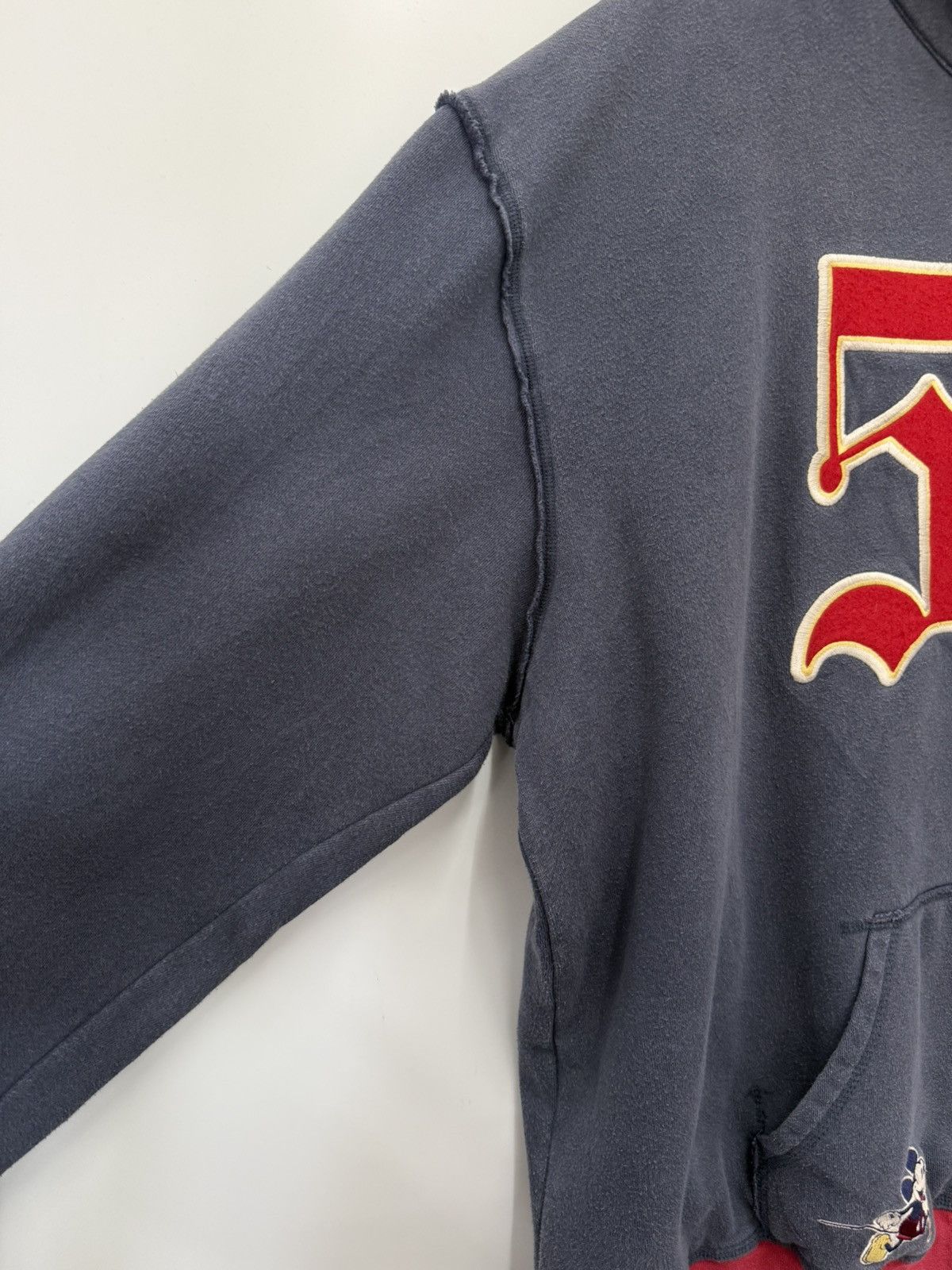 Disney × Mickey Mouse × Vintage 🔥 Vintage Mickey Multipatch by Disney Park Sweat Hoodie - L Size US XXL / EU 58 / 5 - 7 Thumbnail