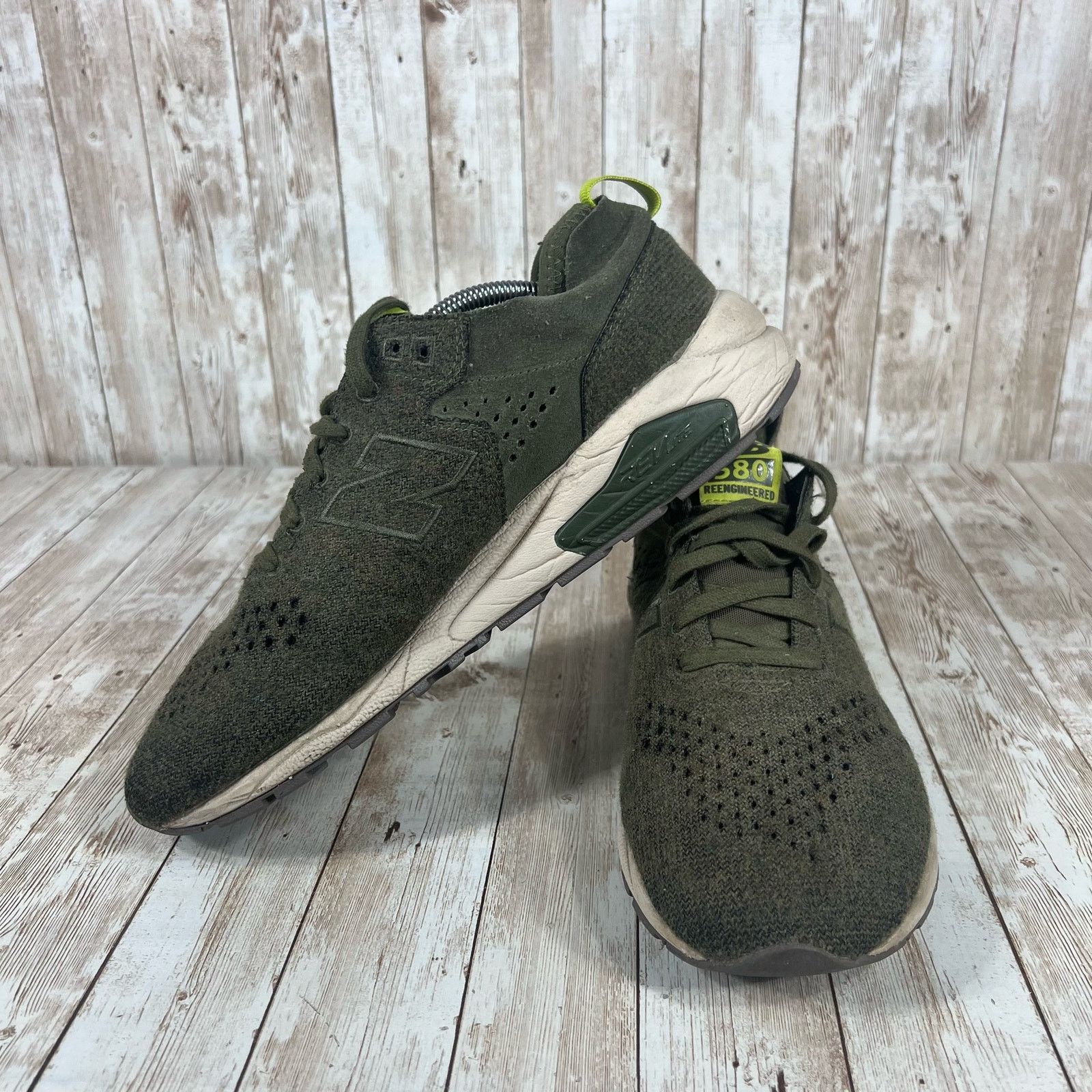 New Balance New balance 580 reengineered olive Green Mens 10.5 Size US 10.5 / EU 43-44 - 5 Thumbnail