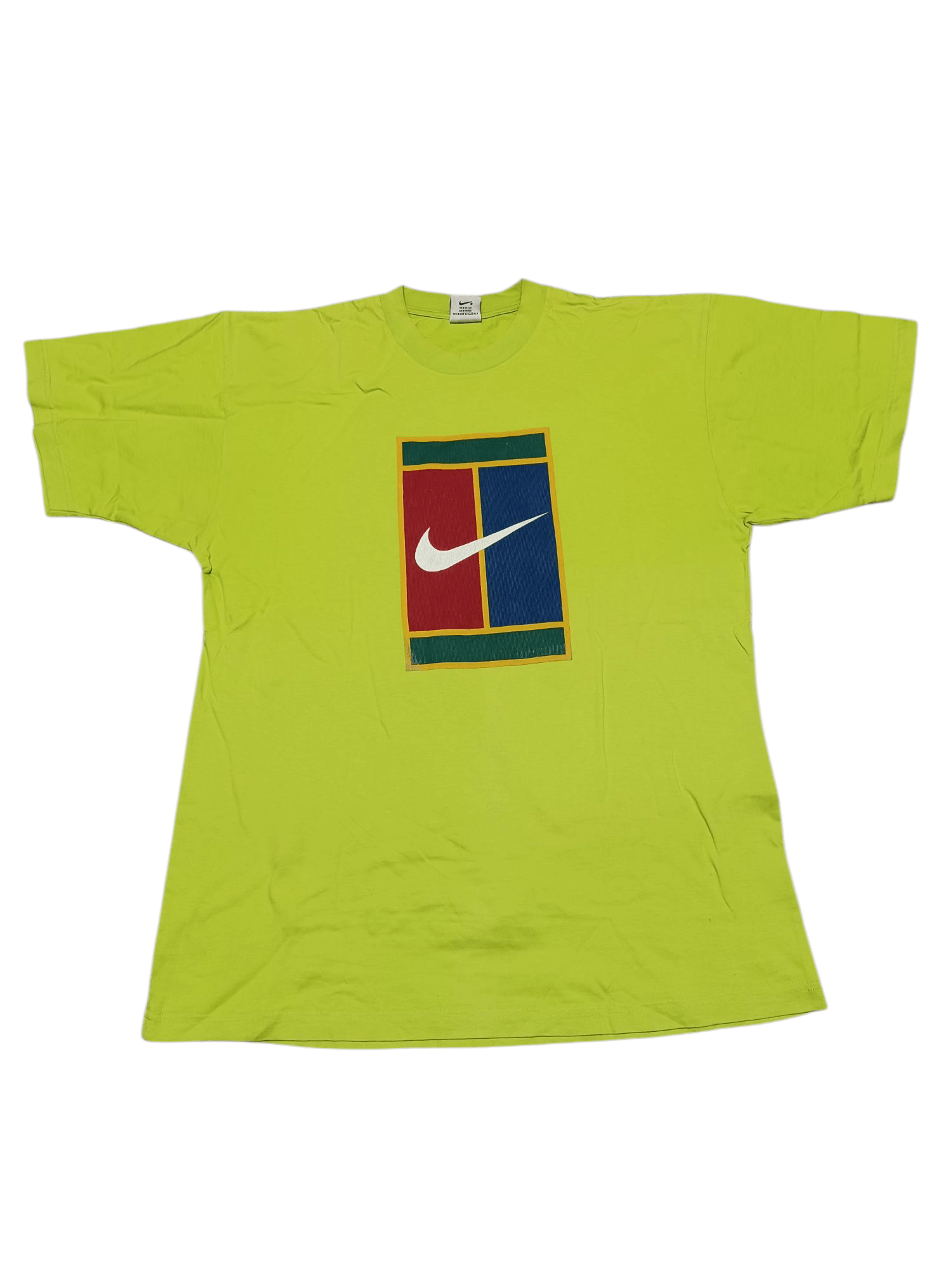Nike NIKE COURT VINTAGE 90S MADE IN HUNGARY BIGLOGO TEE Size US L / EU 52-54 / 3 - 1 Thumbnail