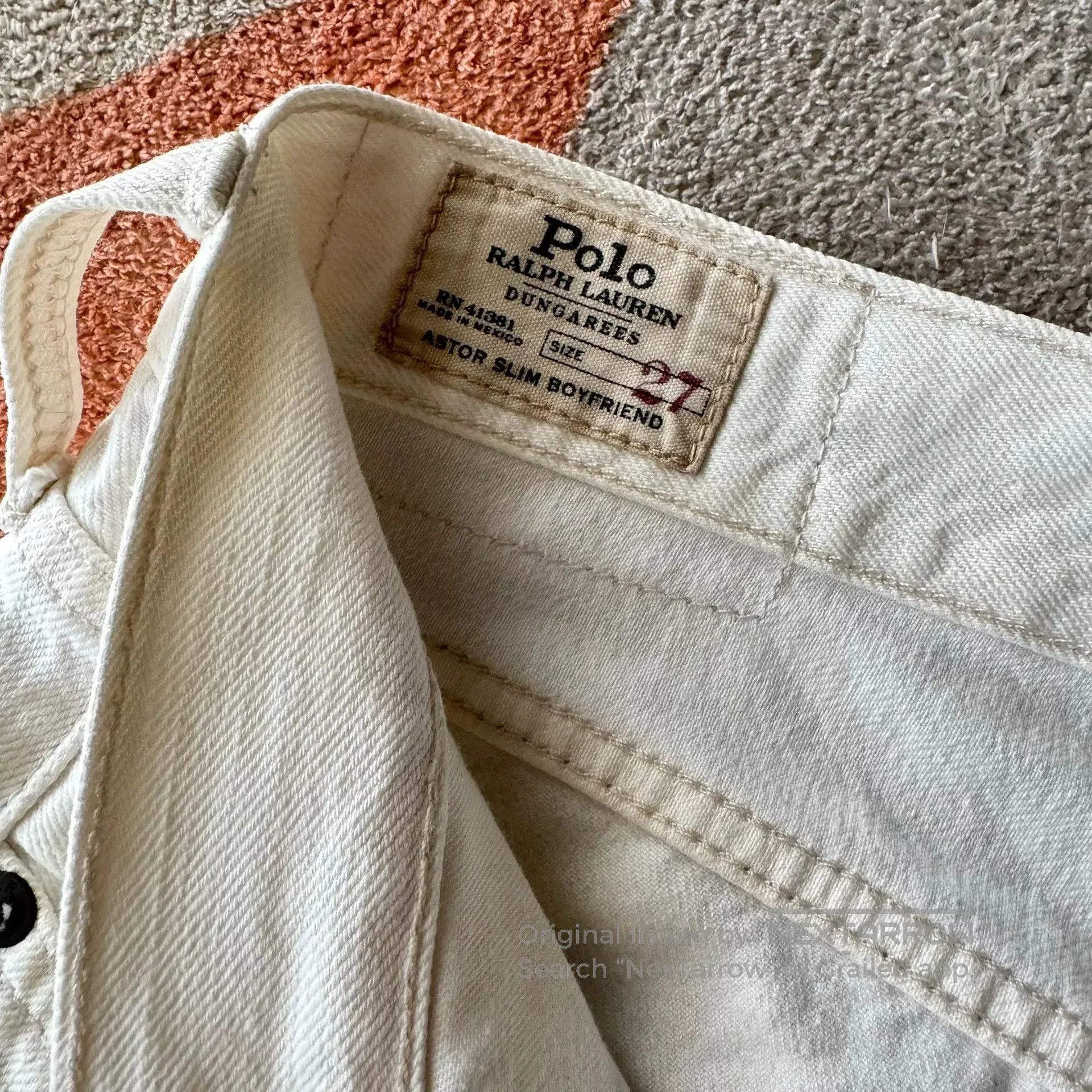 Polo Ralph Lauren Ralph Lauren Polo White Distressed Jeans. Size US 29 - 5 Thumbnail