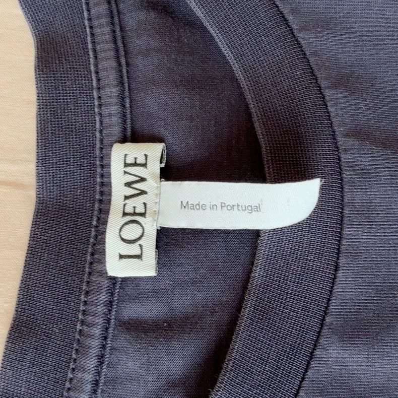 Loewe LOEWE Pure cotton letter logo round neck T-shirt Size S / US 4 / IT 40 - 2 Thumbnail
