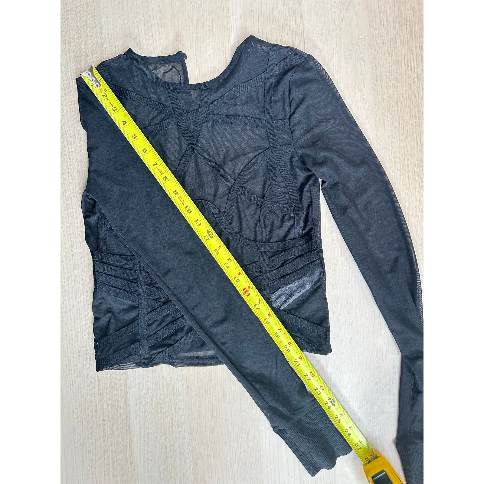Zara Zara Black Sheer Top - Size S - New Size S / US 4 / IT 40 - 5 Thumbnail