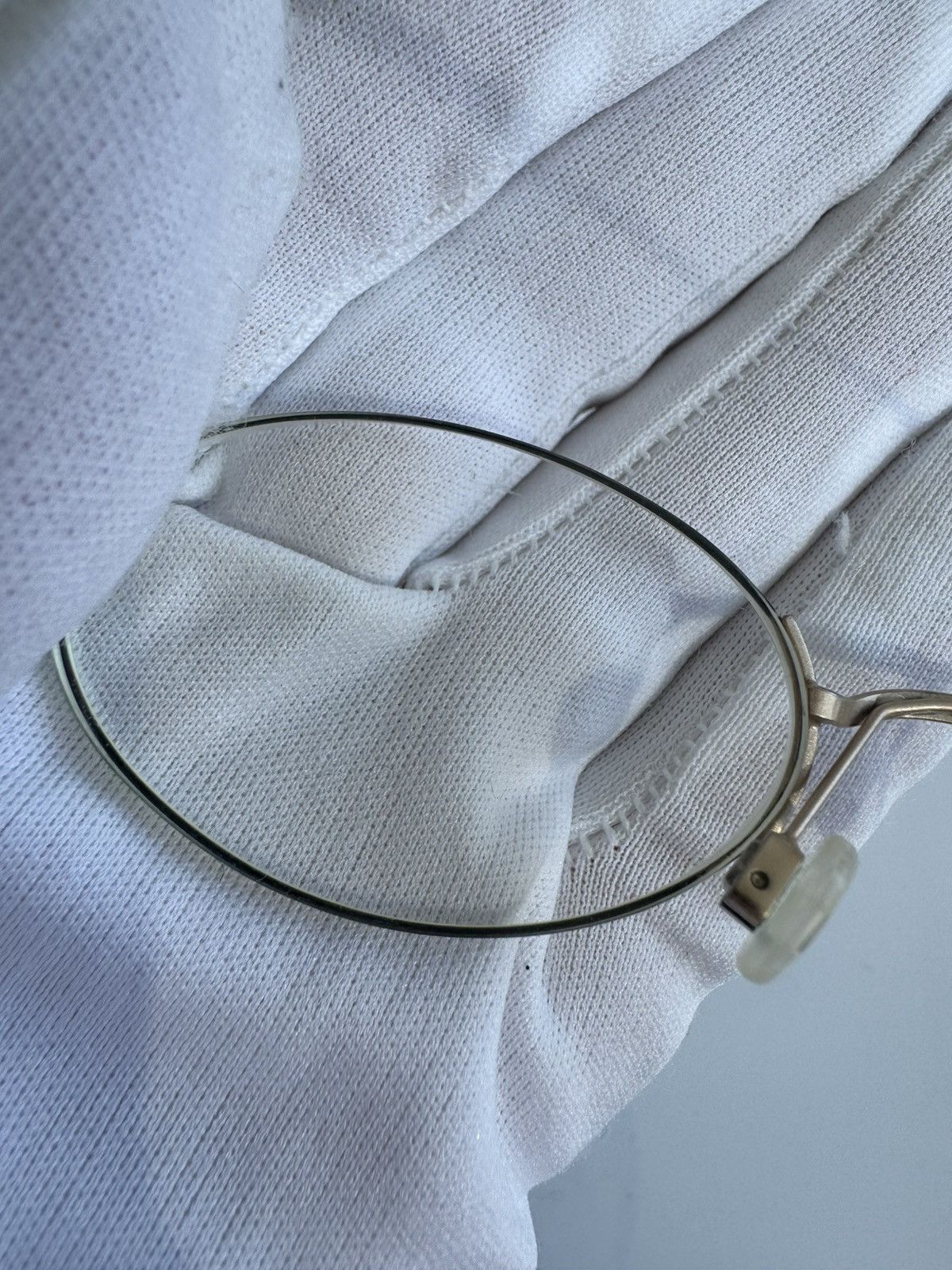 Vintage Vintage Alpina Eyeglasses Oval Gold Metal Size ONE SIZE - 6 Thumbnail