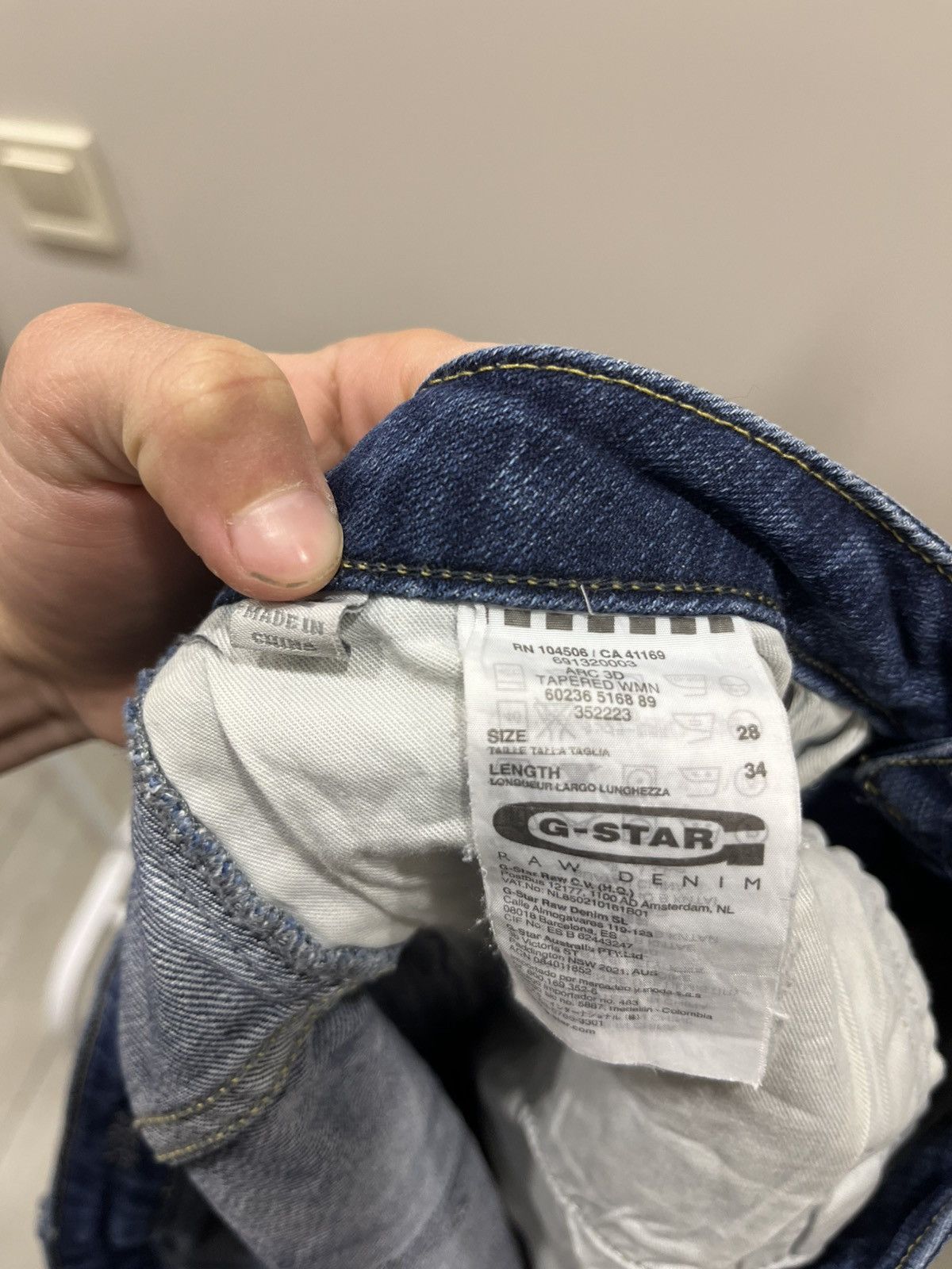 G-Star G-star jeans Y2K 3d slim blue denim 28/34 size Streetwear Size US 28 / EU 44 - 7 Thumbnail