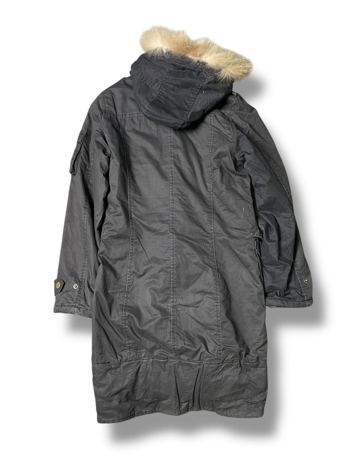 If Six Was Nine × Japanese Brand × Le Grande Bleu (L.G.B.) Edge Line Brand Long Duffle Jacket with Fur (67) Size US XXS / EU 40 - 11 Thumbnail