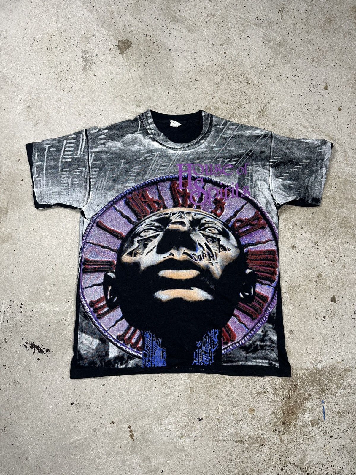 Band Tees Vintage 1994 House of Spirits All Over Print Tee T Shirt Size US XL / EU 56 / 4 - 1 Thumbnail