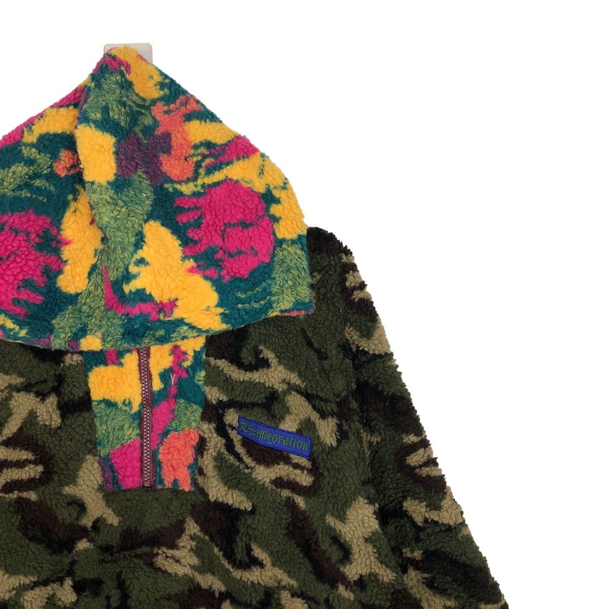 Japanese Brand VINTAGE CAMO FLEECE JACKET RARE COLOUR DISINTEGRATION JAPAN Size US XL / EU 56 / 4 - 5 Thumbnail