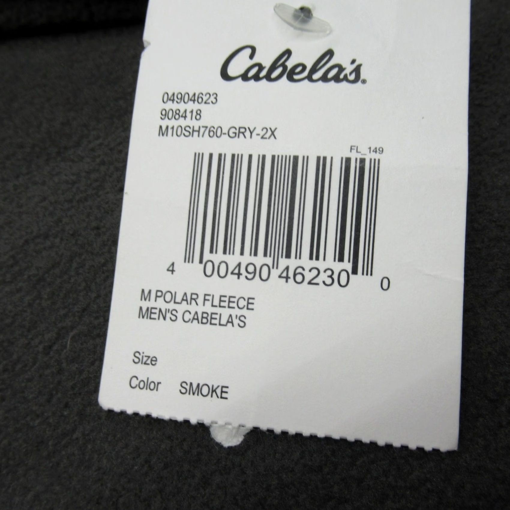 Vintage Cabelas Polar Fleece Sweatshirt 1/4 Zip Mens 2XL Tall Gray Thermal NEW Size US XXL / EU 58 / 5 - 4 Thumbnail