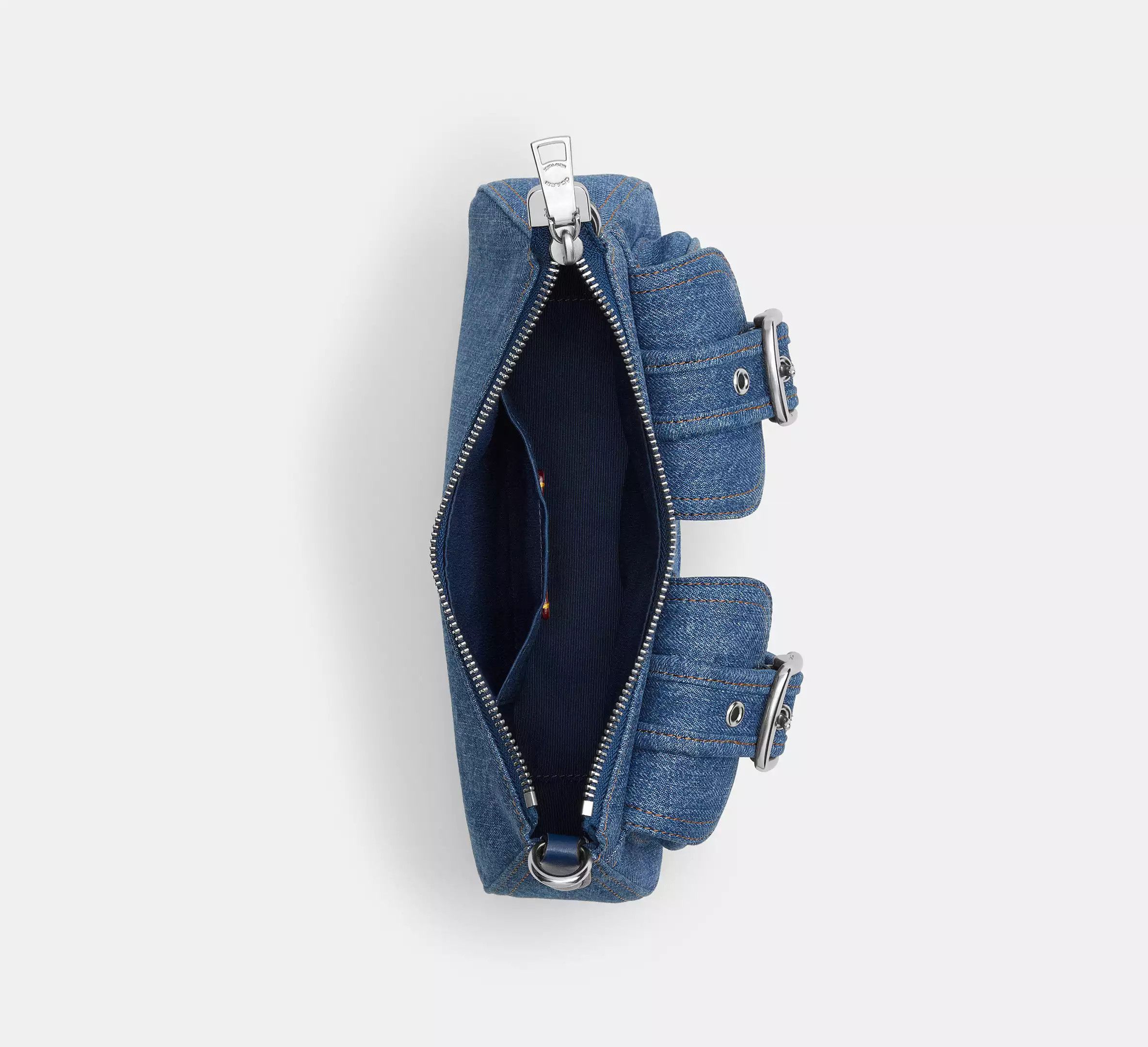 Coach Ashton Bag CAK44 denim/Silver/Indigo Size ONE SIZE - 12 Thumbnail