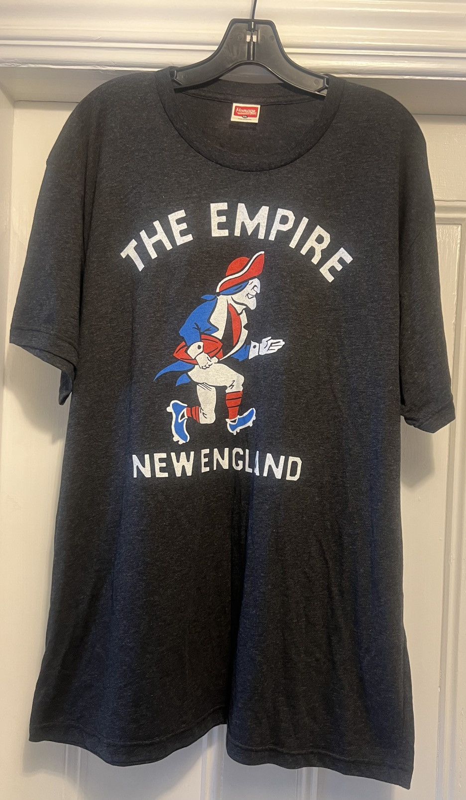 Authentic Homage The Empire New England Patriots football t