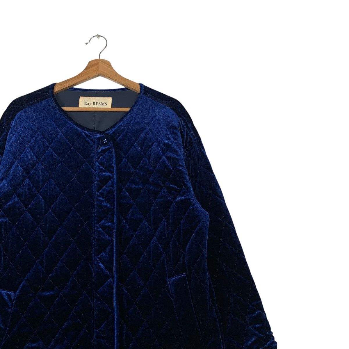 Beams Plus RAY BEAMS Quilt Velvet Overcoat Jacket #2281-C101 Size US L / EU 52-54 / 3 - 6 Thumbnail