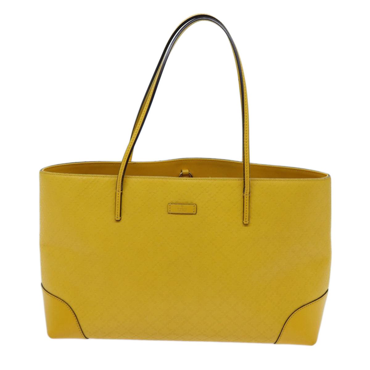 Gucci Diamante Yellow Leather Tote Bag (Pre-Owned) Size ONE SIZE - 1 Thumbnail