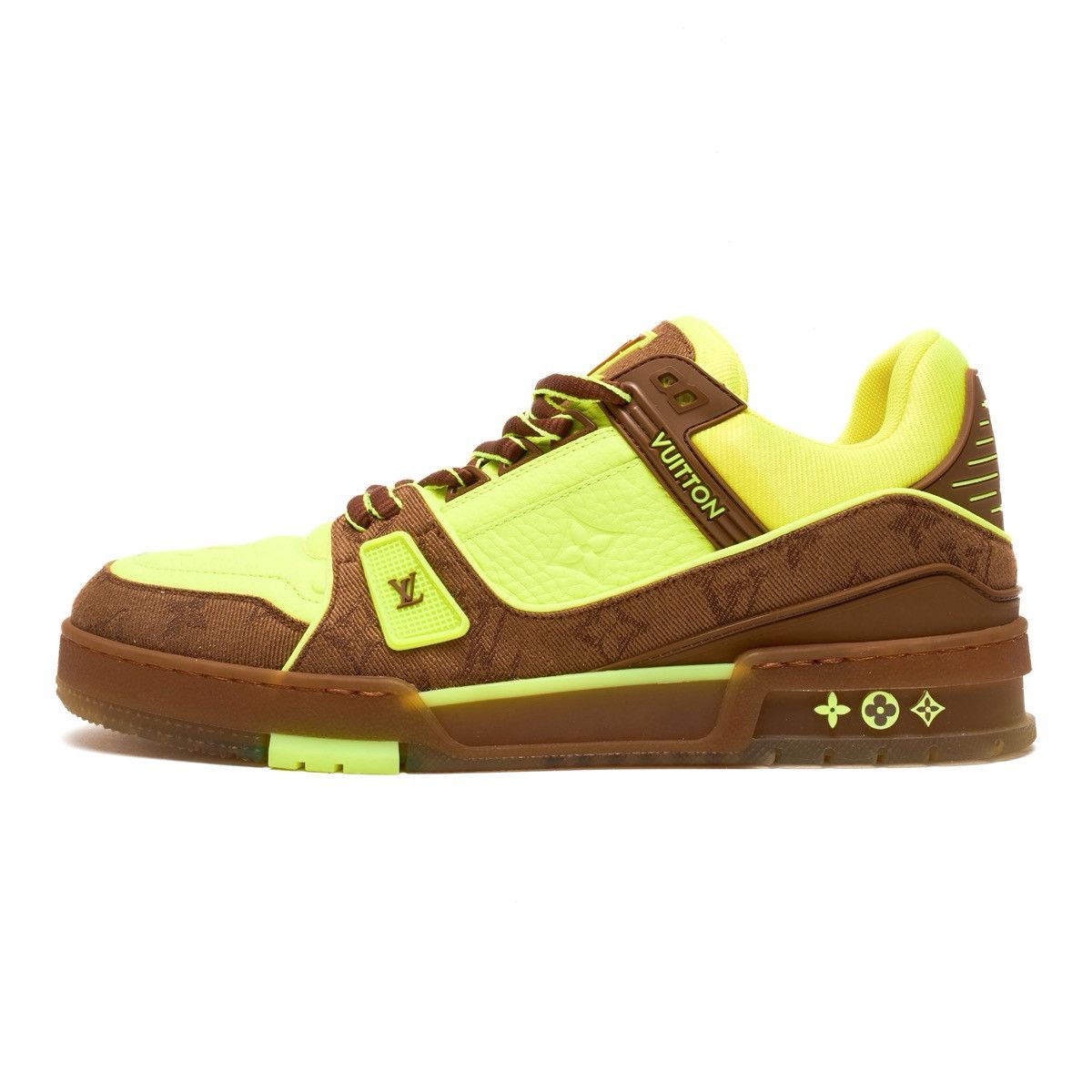 Louis Vuitton LV Trainer Low Yellow Brown Size US 7 / EU 40 - 2 Thumbnail