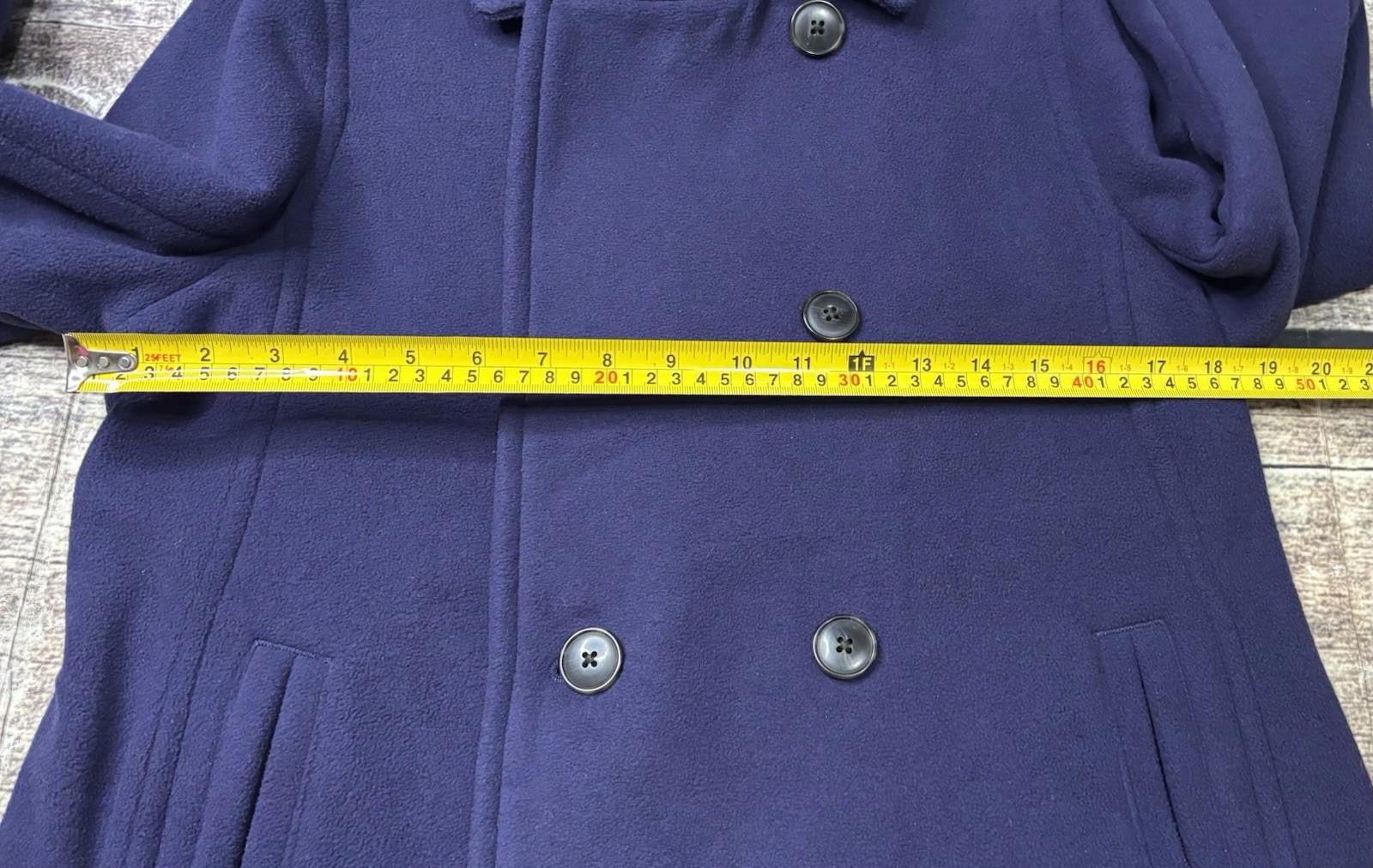 L.L. Bean LL Bean Pea Coat Womens Small Petite Fleece Double Breasted Size S / US 4 / IT 40 - 11 Thumbnail