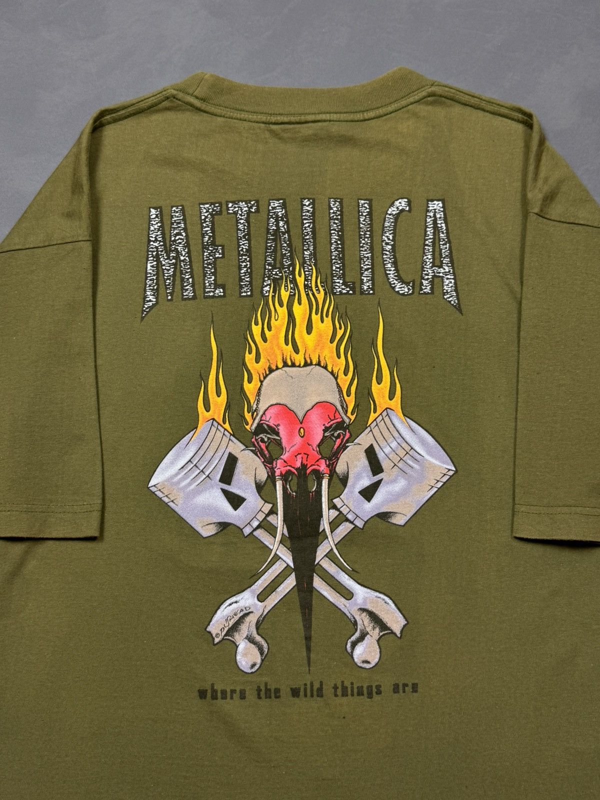 Metallica Metallica “Burn Your Fingers One by One” Vintage Redwood Size US XL / EU 56 / 4 - 5 Thumbnail