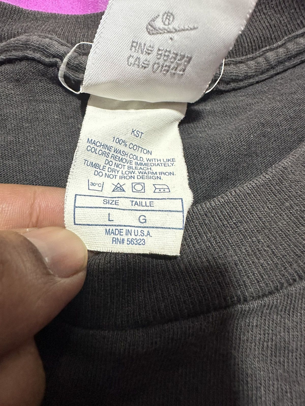 Nike Vintage 90s Nike Barry Sanders grey tag Size US L / EU 52-54 / 3 - 4 Thumbnail