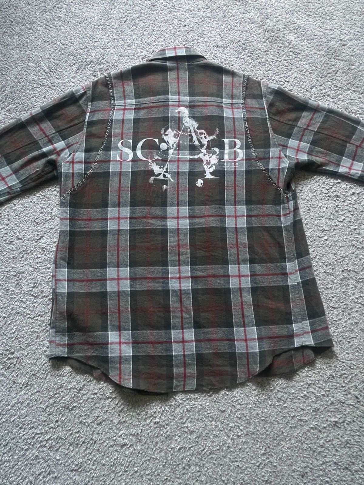 Undercover Undercover SS16 “The Greatest” Scab 3/4 Flannel Shirt