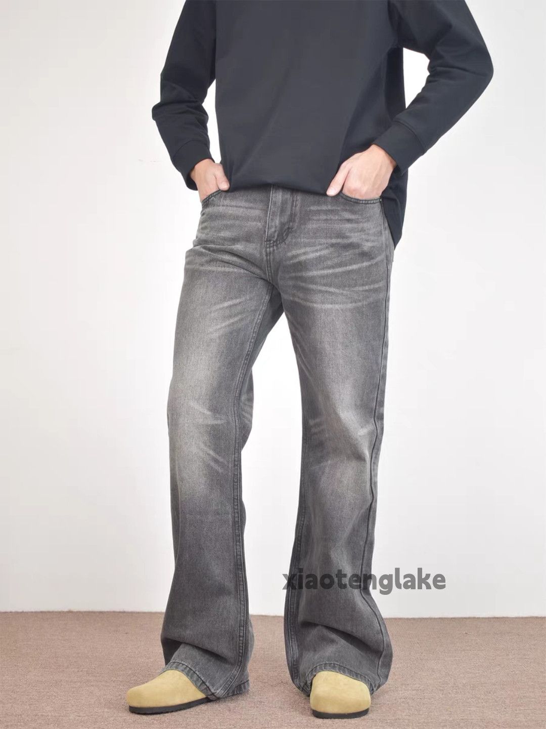 Jean × Vintage washed faded cleanfit yuppie y2k skate loose jeans Size US 32 / EU 48 - 1 Thumbnail