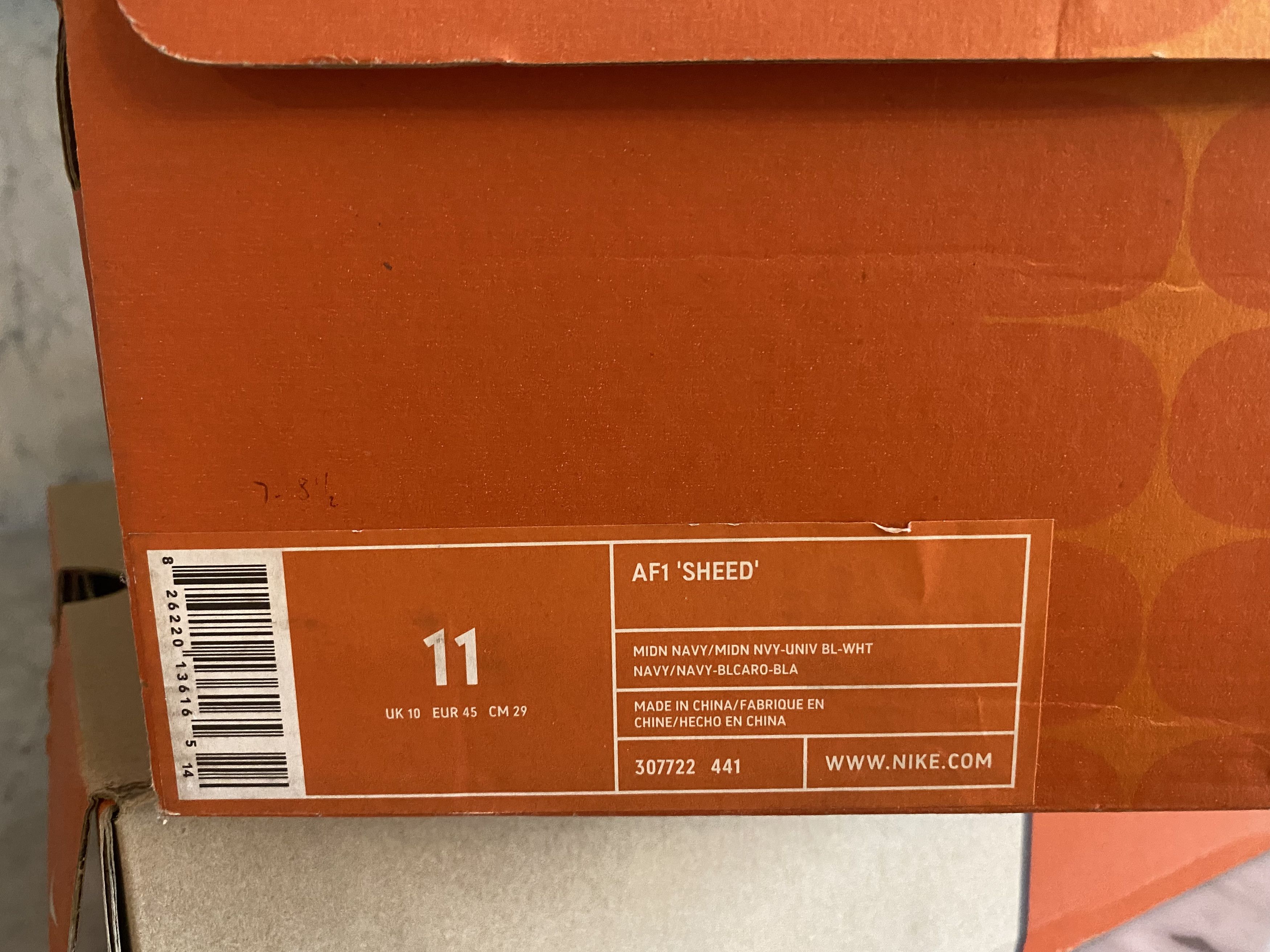 Nike AF1 'SHEED' Size US 11 / EU 44 - 2 Thumbnail