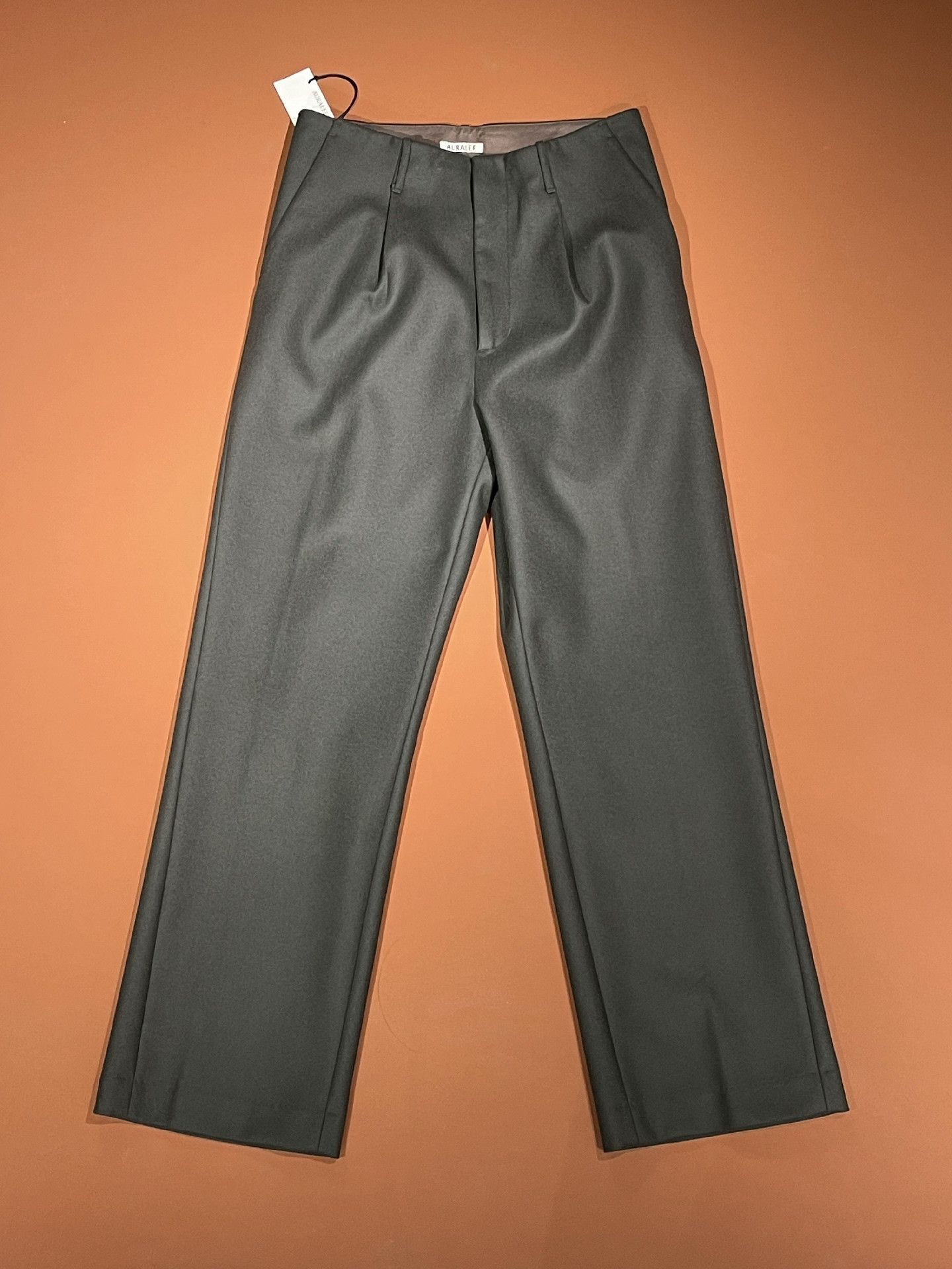 Auralee AURALEE Japanese Olive Green Wool Pants Size US 26 / EU 42 - 1 Thumbnail