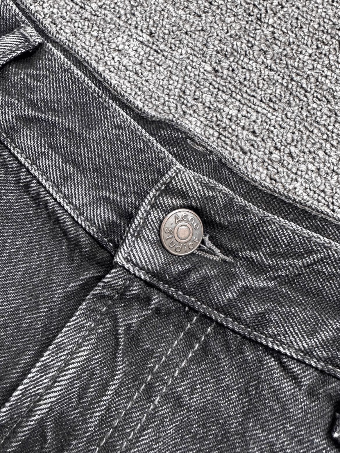 Acne Studios Acne Studios Acne Studios 2022M Sun Pattern Baggy Denim-25 Size US 31 - 4 Thumbnail