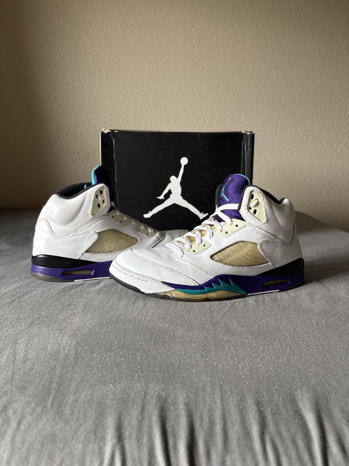 Jordan Brand Nike Air Jordan 5 Retro Grape Size US 11.5 / EU 44-45 - 1 Thumbnail