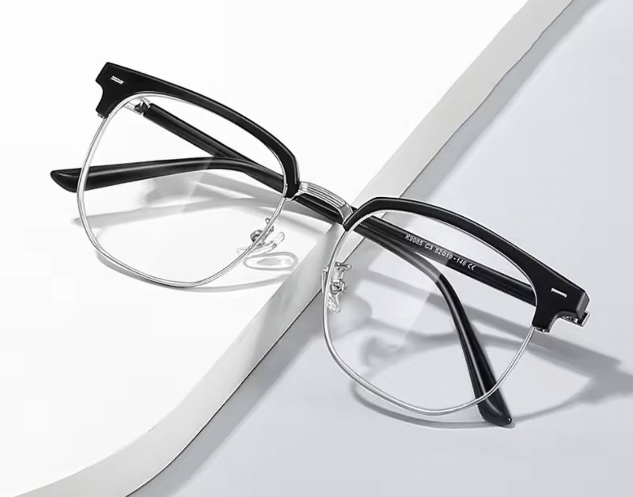 Electric Visual LuxuryStyle high quality Half frame anti blue light glasses Size ONE SIZE - 1 Thumbnail