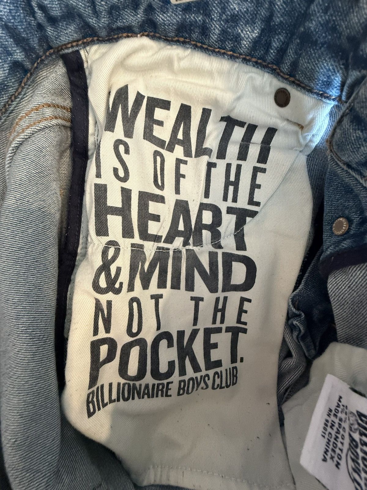 Billionaire Boys Club Billionaire Boys Club Men Light Wash Skinny Jean Embroidered Size US 32 / EU 48 - 11 Thumbnail