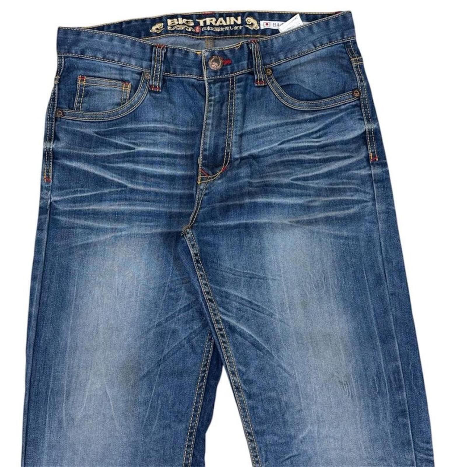 True Religion Japanese Vintage Big Train Osaka coolmax denim jeans Size US 32 / EU 48 - 3 Thumbnail