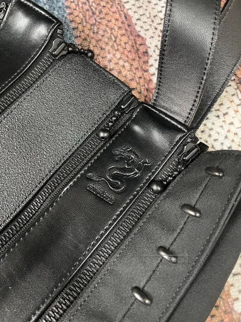 Jean Paul Gaultier Jean Paul GAULTIER Black Dragon pattern crossbody bag. Size ONE SIZE - 5 Thumbnail
