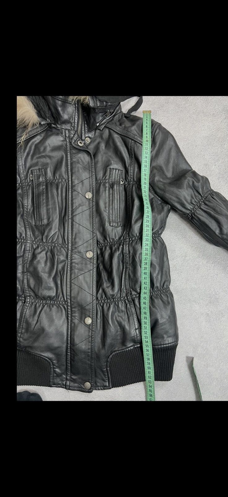 Japanese Brand Vintage Streetwear 90s Leather Cargo Multi-Zip Bomber Jacket Size US S / EU 44-46 / 1 - 6 Thumbnail