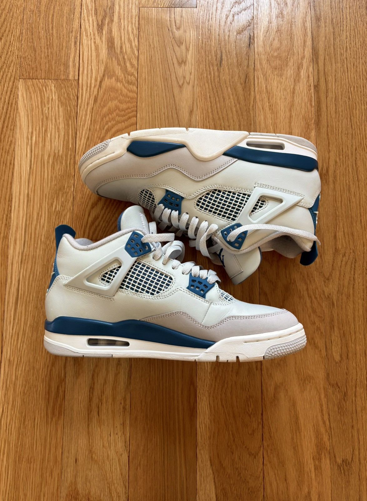 Jordan Brand Size 9.5 - Air Jordan 4 Retro 2024 Military Blue Industrial Size US 9.5 / EU 42-43 - 3 Thumbnail
