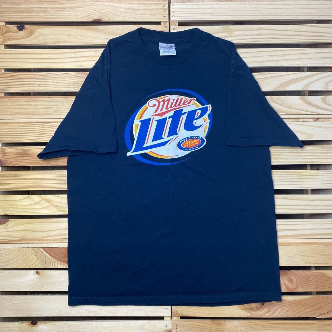 Other Vintage Miller Lite Navy Blue Beer Promo Tee Size Large Size US L / EU 52-54 / 3 - 1 Thumbnail