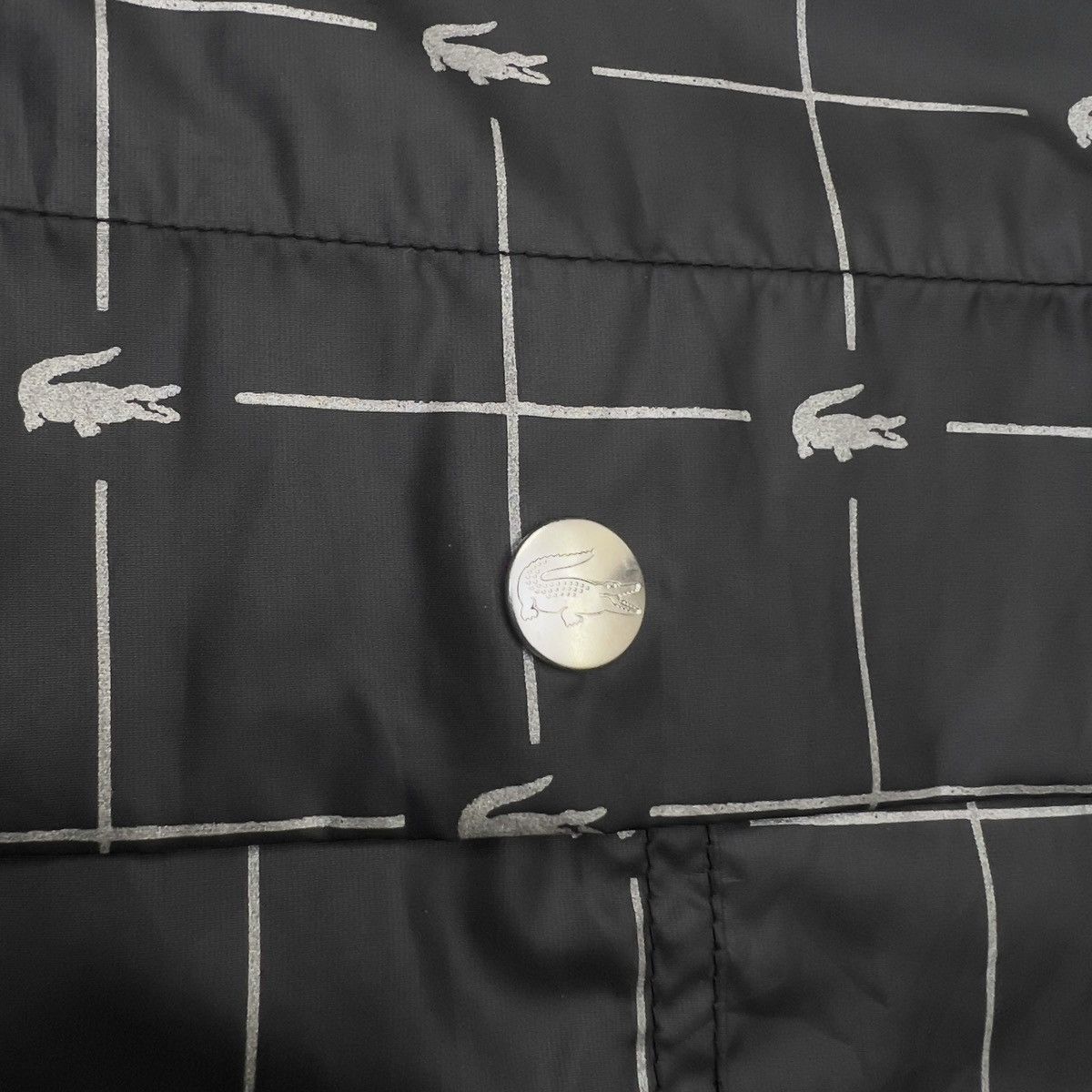 Lacoste × Supreme Supreme x Lacoste Reflective Grid Nylon Jacket Size US M / EU 48-50 / 2 - 13 Thumbnail