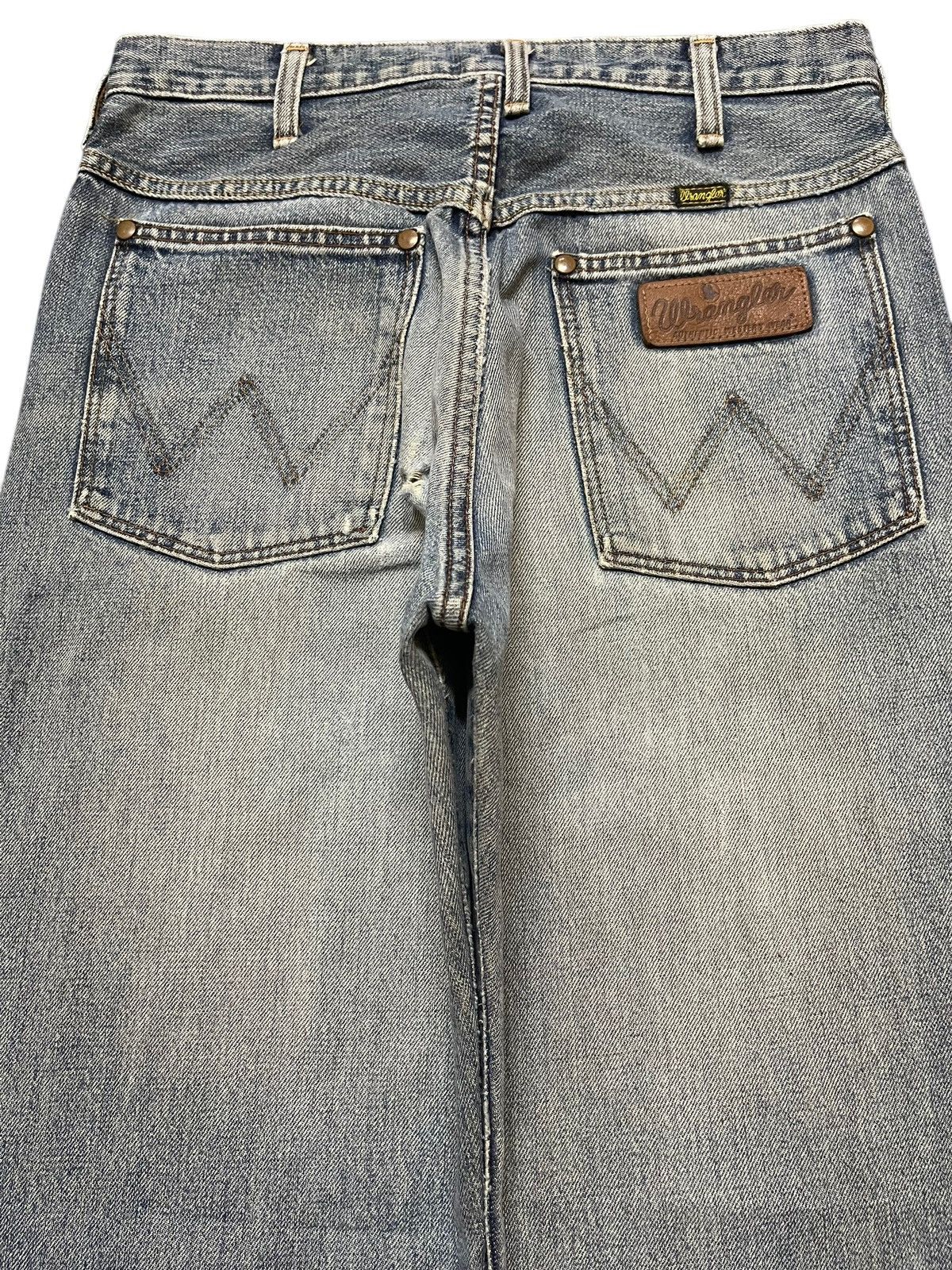Wrangler Vintage Wrangler Selvedge Baggy Faded Wash Distressed Jeans Size US 28 / EU 44 - 6 Thumbnail