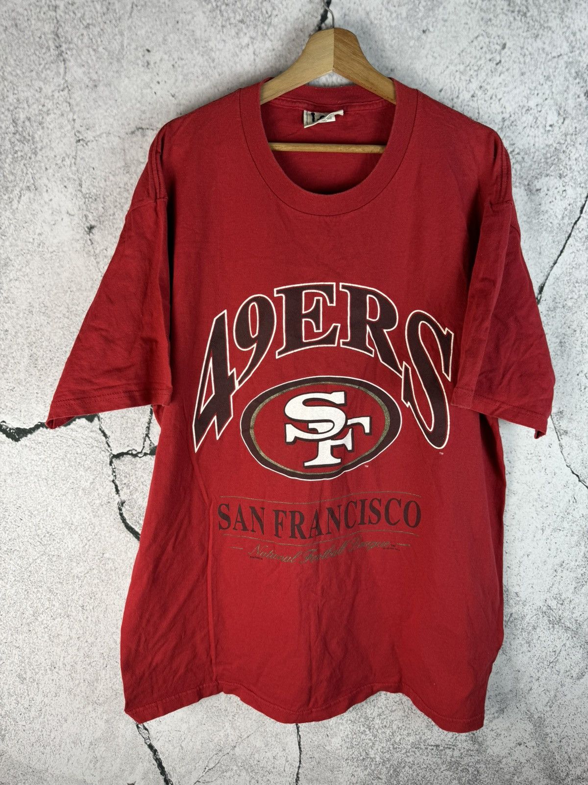 Lee Vintage 90s 1997 San Francisco 49ers T-shirt Lee USA Size US XL / EU 56 / 4 - 1 Thumbnail