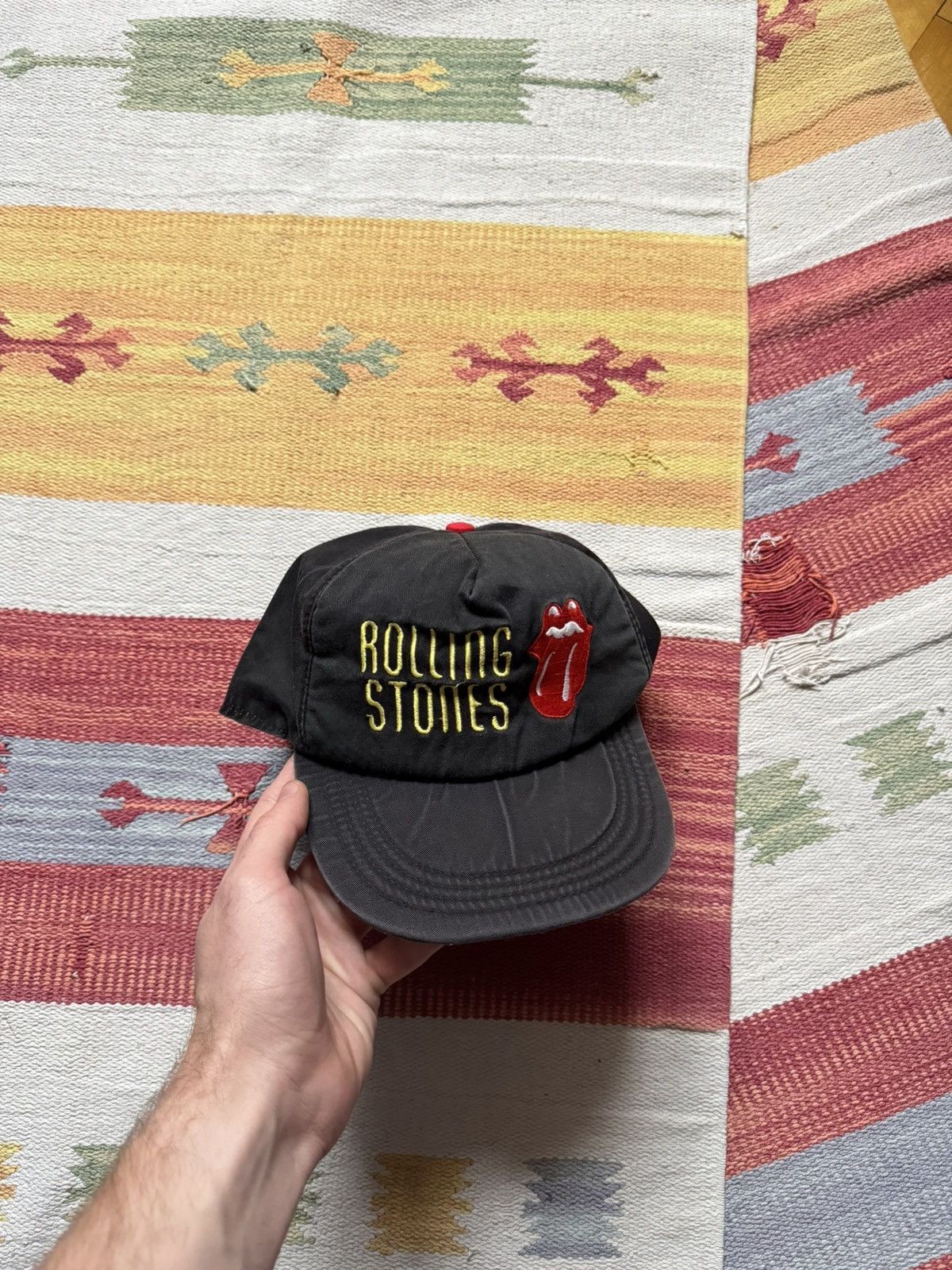Band Tees Vintage 80-90’s The Rolling Stones Faded Rock Band Hat Size ONE SIZE - 1 Thumbnail