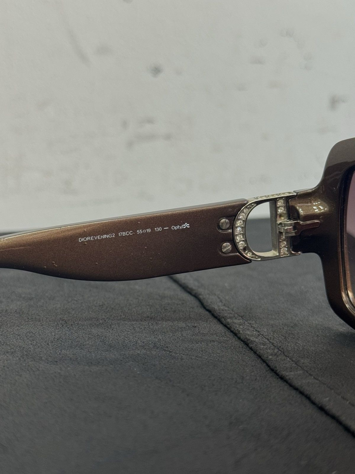 Dior Dior Brown strass Sunglasses Streetwear Style Size ONE SIZE - 7 Thumbnail