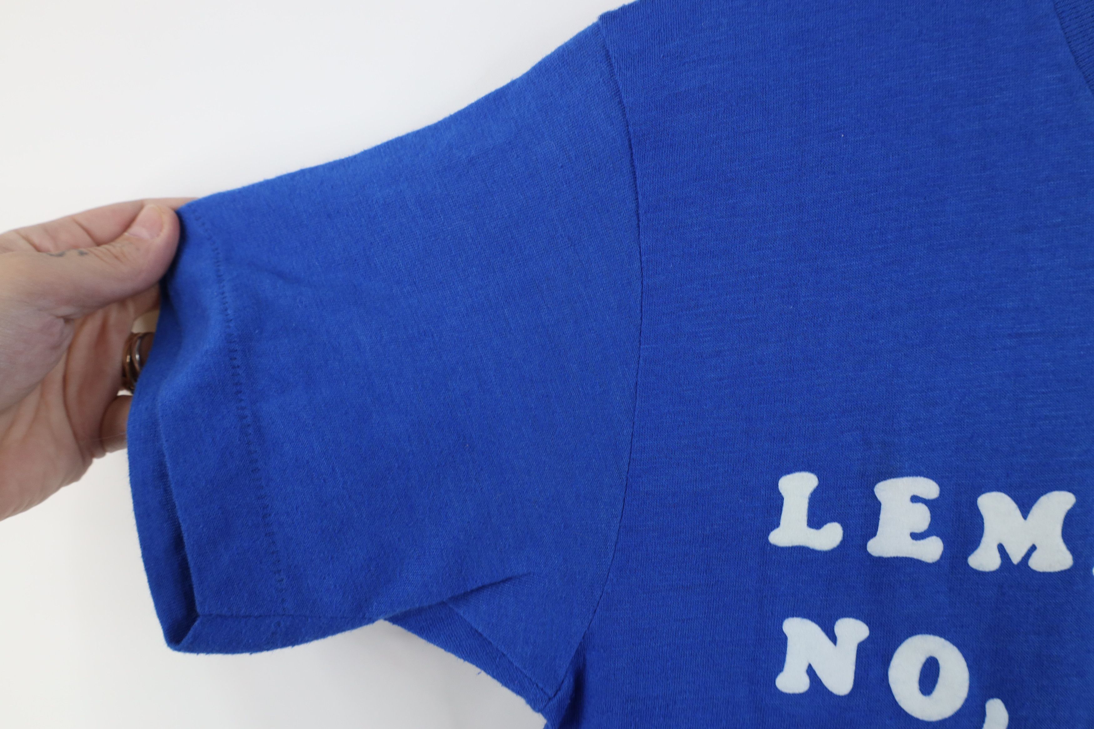 Vintage Vintage 70s Let Me Buy You Lemme Bayou T-Shirt Blue USA Size M / US 6-8 / IT 42-44 - 6 Thumbnail